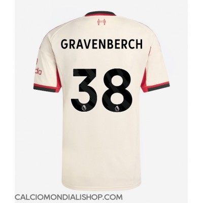 Maglie da calcio Liverpool Ryan Gravenberch #38 Seconda Maglia 2025-26 Manica Corta Maglie da calcio Liverpool Ryan Gravenberch #38 Seconda Maglia 2025-26 Manica Corta